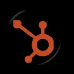 best-freelance-seo-expert-in-malappuram Orange HubSpot logo displayed on a black background