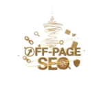 best seo specialist in malappuram Gold “Off-Page SEO” graphic with chain links, magnifying glass, shield, social icons, and upward arrow elements on a black background.